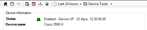 Device Tools Menu